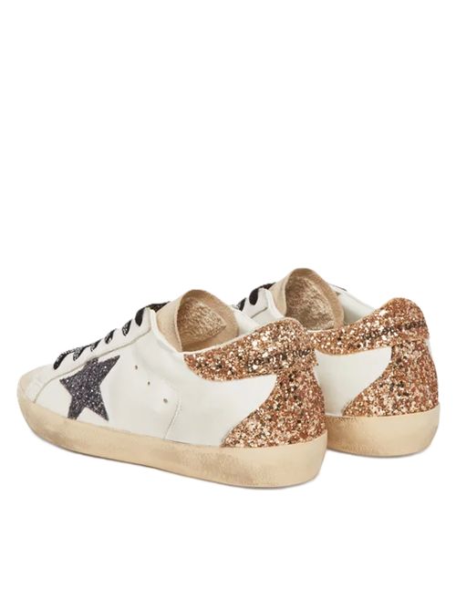 Golden Goose Super-Star Bianco Argento Oro Glitter Golden Goose | GWF00102F00535882532